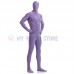 Full Body  Light purple Lycra Spandex Bodysuit Solid Color Zentai  suit Halloween Fancy Dress Costume 